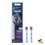 سَری مسواک برقی اورال بی  pro 3D white 2pcs