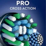 سَری مسواک برقی اورال بی  pro cross action black 2 pcs - Image 2