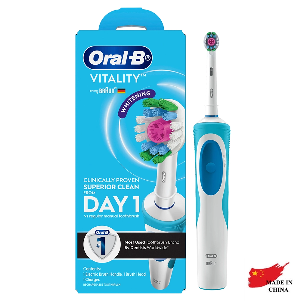 oral b- vitality whitening-3D (1) مسواک برقی اورال بی مدل Vitality whitening (3D) - Image 1
