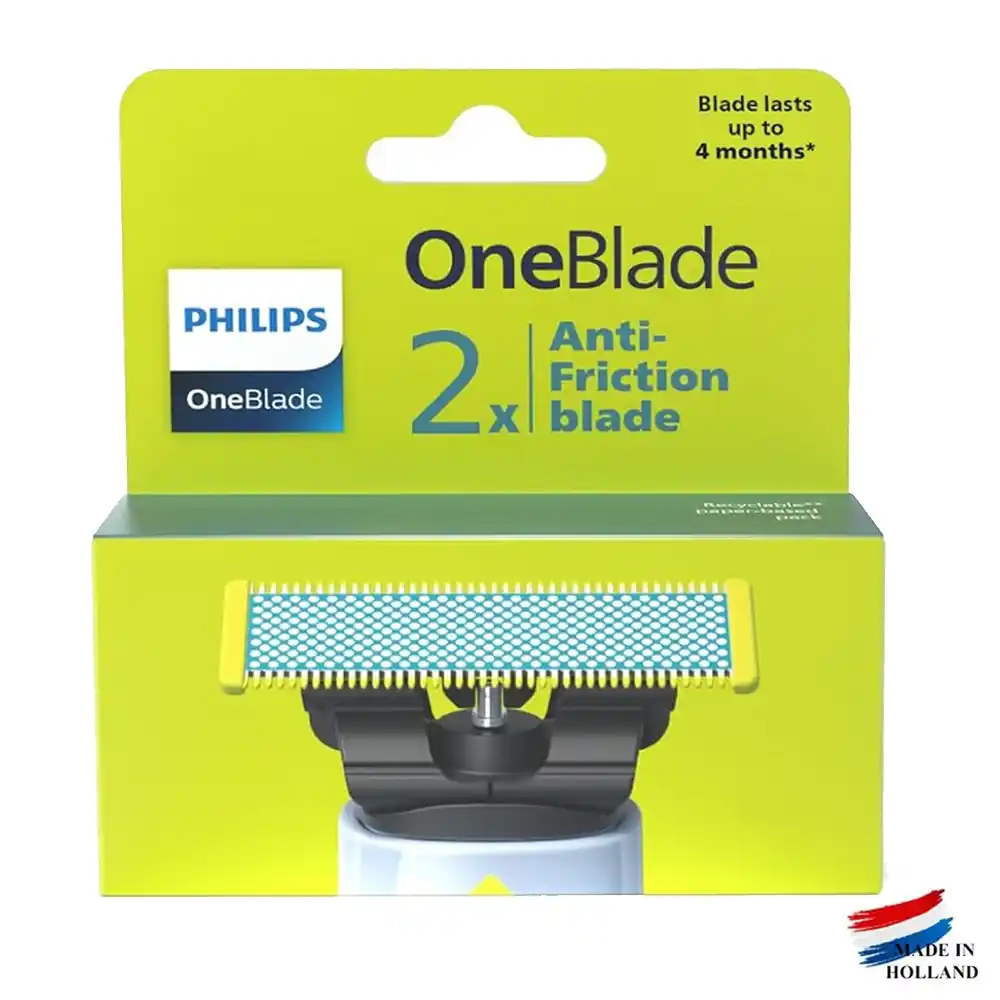 philips-QP225-50 (1) تیغه یدک ضد حساسیت فیلیپس دوتایی مدل One blade QP225/50 - تصویر 1